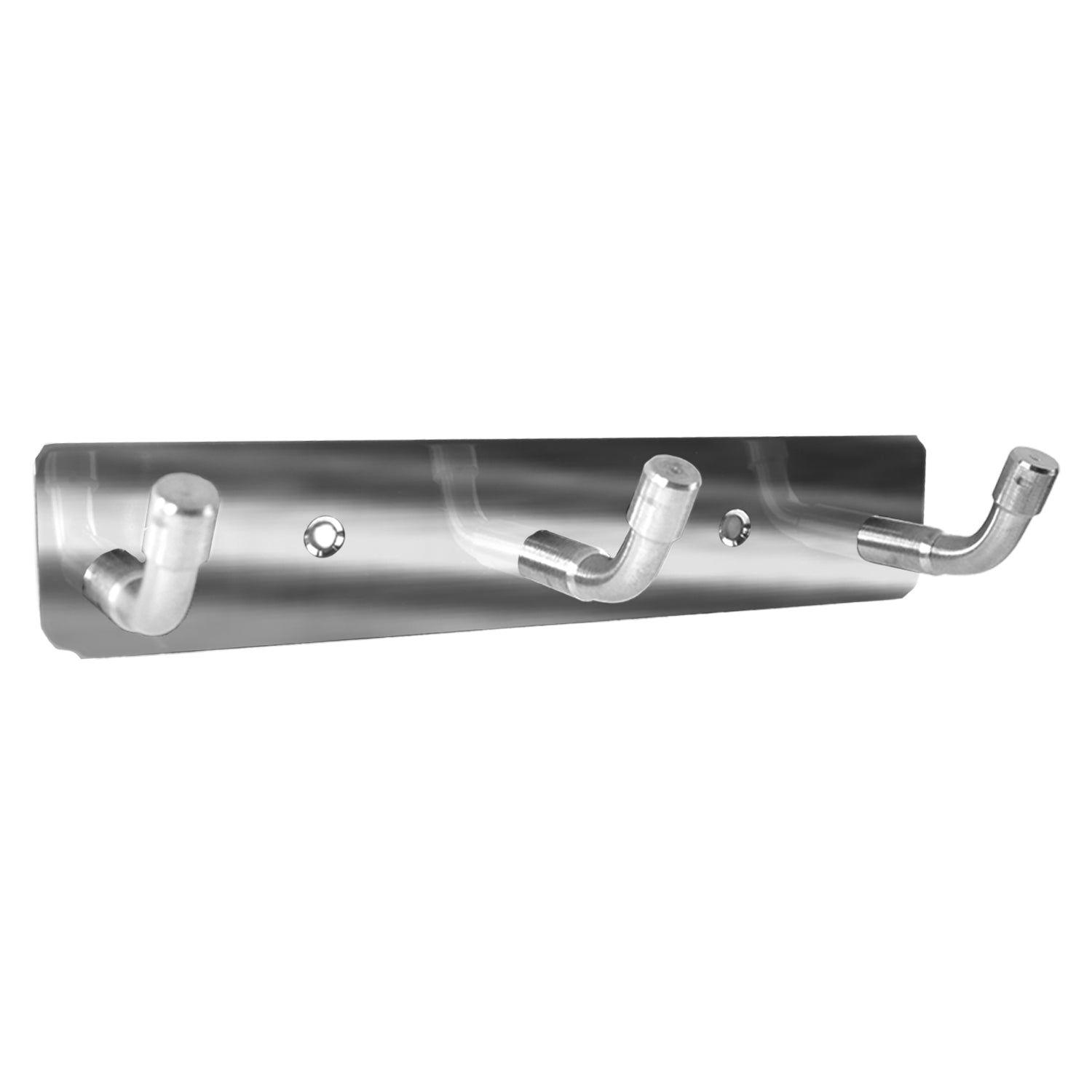 Stainless Steel Wall Mounted Coat 3 Hook Rack (14x3 / 1 Pc) Stainless Steel Wall Mounted Coat 3 Hook Rack (14x3 / 1 Pc)